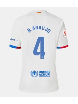 Barcelona Ronald Araujo #4 Auswärtstrikot für Frauen 2023-24 Kurzarm